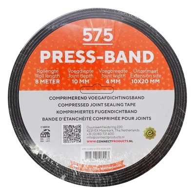 Afbeelding van Seal It 575 Compriband 10/4 10mm x 20mm rol á 8 mtr