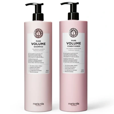 Afbeelding van Maria Nila Pure Volume Care Set XL 1000ml+1000ml