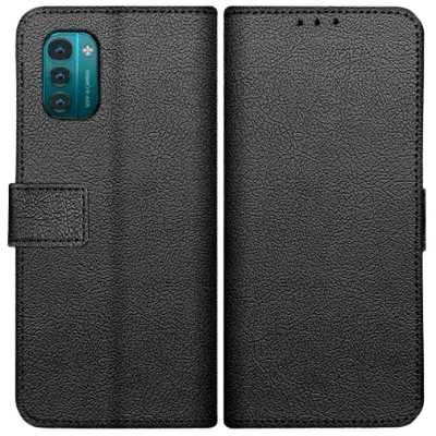 Afbeelding van Just In Case PU leer Book Zwart Nokia G11/G21