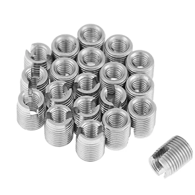 Afbeelding van Schroefdraad Inserts 20 stks M3x6mm Zelftappende Draad Invoegen Sleuf Insert Roestvrij Staal Binnendraad Set Versterken Reparatie Tool