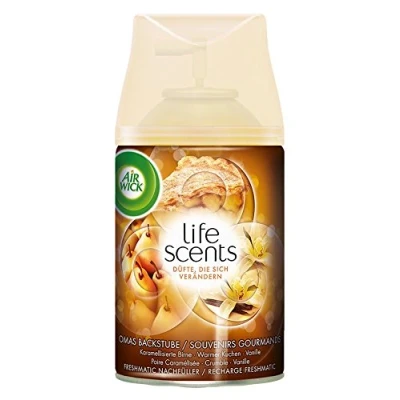 Afbeelding van Air Wick Life Scents Freshmatic Max Automatische geurspray navulling Oma&#039;s Bakstube, verpakking van 2 stuks (2 x 250 ml)