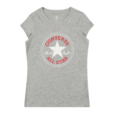 Afbeelding van Converse Chuck Patch TEE Tshirt print voor kinderen, Maat: 128/140, Dark grey heather