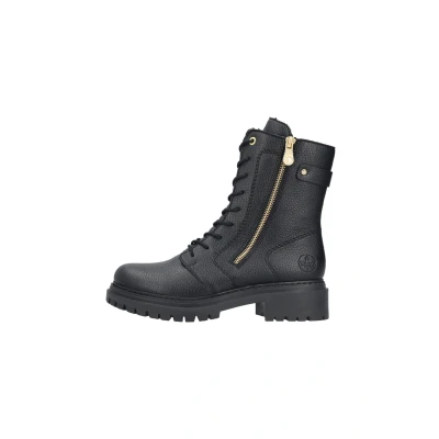 Afbeelding van Rieker Veterboot 72640 00 Zwart Warm Gevoerd