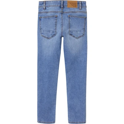 Afbeelding van Vertbaudet Slim fit jongensjeans Morphologik &quot;waterless&quot; heupomtrek MEDIUM
