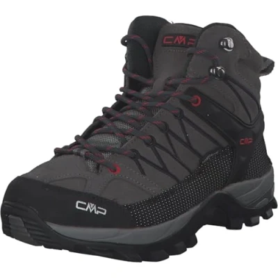 Afbeelding van CMP Rigel MID Trekking Shoes WP Outdoorschoenen, Heren, Maat: 41, Graffite/antracite Leer/ synthetisch