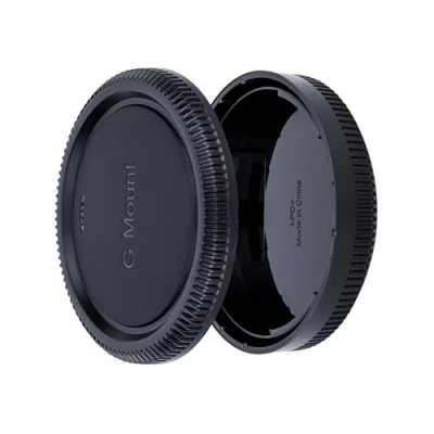Afbeelding van JJC Behuizing + Lensdop (achter) voor Fujifilm G Mount Camera GFX50S GFX50SII GFX50R GFX100 GFX100II GFX100S GFX100SII en Fuji Objectief (1 Set)