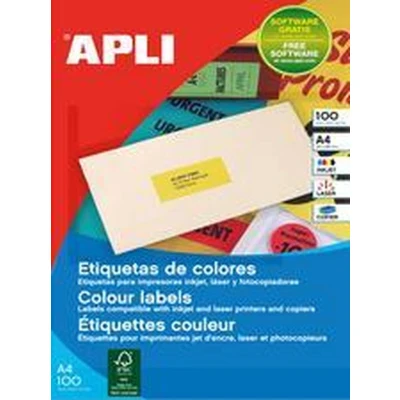Afbeelding van agipa adresetiketten, 70 x 31 mm, groen