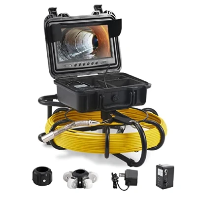 Afbeelding van VEVOR 70m 9 Riool Camera rioolcamera Inspectie Endoscoop 6 uur