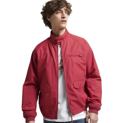 Afbeelding van SUPERDRY Vintage Collegiate Harrington Jasje Heren Rebel Red XXL