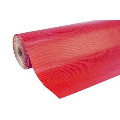 Afbeelding van Clairefontaine 507506C een spoel gerecycled kraftpapier Unicolor rood afmetingen: 50 x 0,70 m 60 g kleur: papier, ideaal voor geschenkverpakkingen, doe het zelf, decoratie
