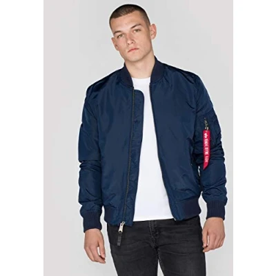 Afbeelding van Alpha Industries MA 1 TT Bommenwerperjas voor heren Rep.Blue