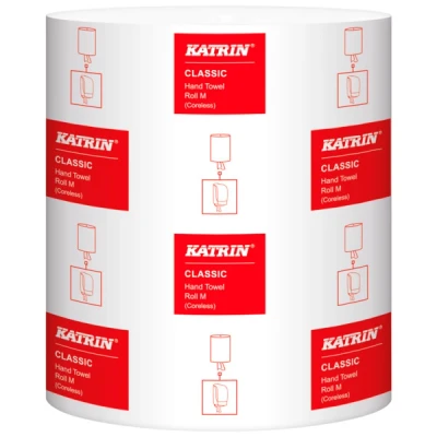 Afbeelding van Katrin poetsrol/centerfeedrol M Classic zonder kern 1 laags, afm. 20,5