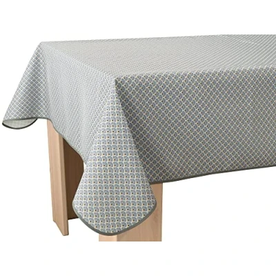 Afbeelding van Le linge de Jules Tafelkleed, vuilafstotend, pauw grijs, rechthoekig, 150 x 300 cm