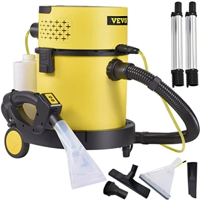 Afbeelding van VEVOR Nat Droogstofzuiger 5.3 GaL 20L 4 in 1 1200 W Alleszuiger Gemaakt van Hoogwaardig PP materiaal met Gebruiksvriendelijke Afstandsbediening en 5 Verschillende Borstels voor Thuis, Binnenplaats