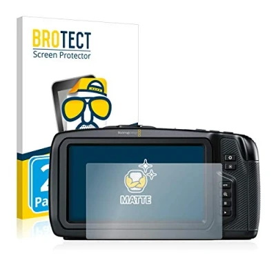 Afbeelding van BROTECT (2 Stuks) Antireflecterende Beschermfolie voor Blackmagic Pocket Cinema Camera 4K / 6K Anti Glare Screen Protector, Mat, Ontspiegelend