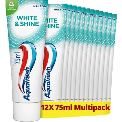 Afbeelding van 3x Aquafresh Tandpasta White &amp; Shine 75 ml
