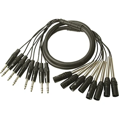 Afbeelding van MUSIC STORE Studio Multicore/Pro 8/Kl. XLR 3m / jack sym &gt; male Analoge multicore kabels