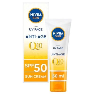 Afbeelding van Nivea UV Face Q10 Anti Age &amp; Pigments SPF 50 Protivráskový krém na opalování 50ml