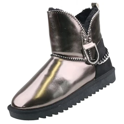 Afbeelding van Dockers by Gerli Dames 49il302 Mode Laarzen, Brons, 38 EU