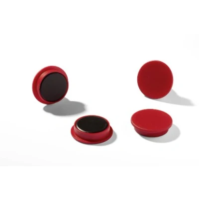 Afbeelding van Durable 475403 magneten, industriële verpakking, 37 mm, 1000p, rood, 20 st.