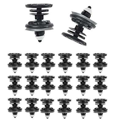 Afbeelding van Aiyomi 20 stuks 7L6868243 deurbekledingen bevestigingsclips, autobevestigingsclips deurbekledingclips voor T5, klemmen deurbekledingclips, bevestigingsclips A1, A4, A5, A6, Golf 5, 6, 7