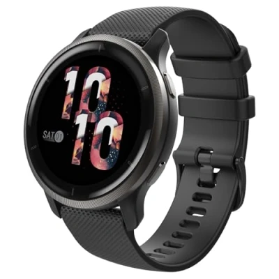 Afbeelding van MoKo Strap Compatible with Garmin Vivoactive 4S/Venu 3S/Venu 2S/Forerunner 265S/255S/255S Music/Vivomove 3S, 18mm Soft Silicone Replacement Watch Band Sport Wristband, Black