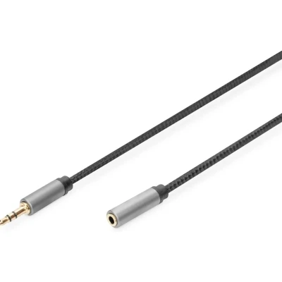 Afbeelding van Digitus DB 510210 018 S, 3.5mm, Mannelijk, Vrouwelijk, 1,8 m, Zwart