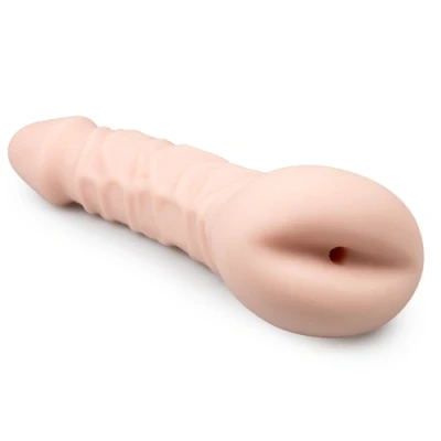 Afbeelding van Doc Johnson Mangina masturbator en dildo Huidskleur