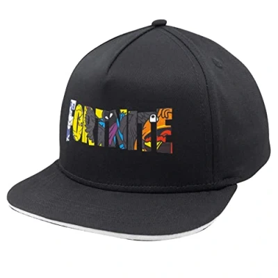Afbeelding van FORTNITE Baseballpet voor jongens, hoogwaardige jongenshoed en getailleerde pet, platte rand honkbalpet met strak design, Multi Fortnite, one size