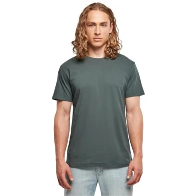 Afbeelding van Herenshirt &#039;Basic Round Neck&#039; met korte mouwen Bottle Green M