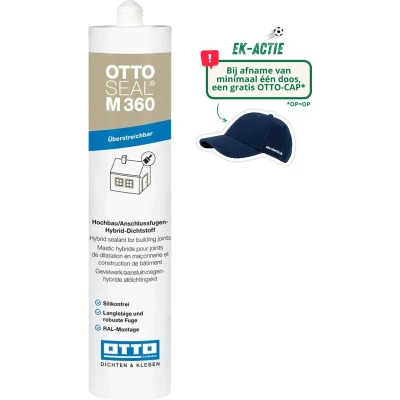 Afbeelding van Ottoseal M360 310ml Baksteenrood C3178 Otto Chemie