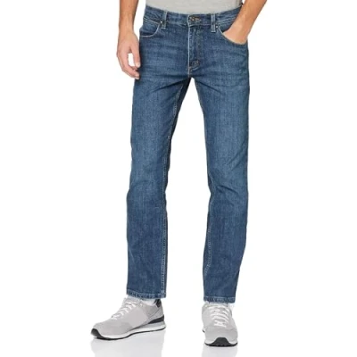 Afbeelding van Wrangler Heren Straight, Authentiek blauw., 30W x 32L