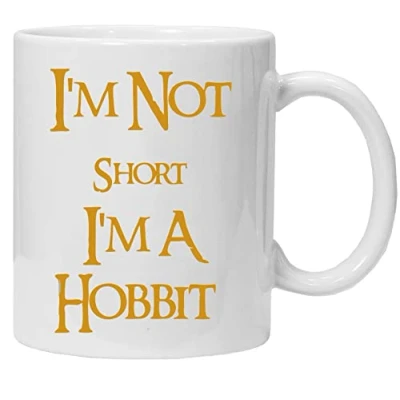 Afbeelding van Acen &quot;Hobbit&quot; beker van keramiek, wit, 311 ml