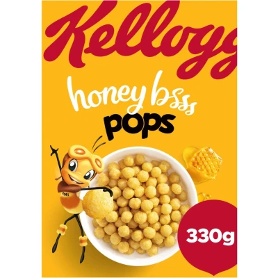 Afbeelding van Kellogg&#039;s Honey Pops Ontbijtgranen 330 gr