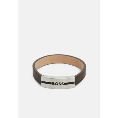 Afbeelding van BOSS LUKE Armband Silver coloured, Heren, Maat: One Size, coloured