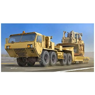 Afbeelding van 1:35 Trumpeter 01055 M983A2 HEMTT Tractor with M870A1 Semi Trailer Plastic Modelbouwpakket