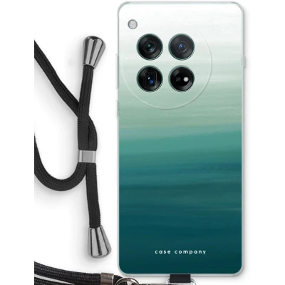 Afbeelding van Case Company® hoesje met Koord geschikt voor OnePlus 12r Ocean Telefoonhoesje Zwart Bescherming aan alle Kanten en Over de Schermrand