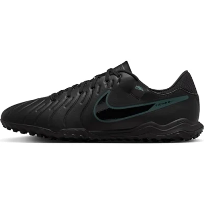 Afbeelding van Nike Performance Tiempo Legend 10 Academy TF Voetbalschoenen voor kunstgras, Maat: 37.5, Black/deep jungle Imitatieleer/ textiel