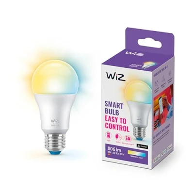 Afbeelding van WiZ Lamp Slimme LED Verlichting Warm tot Koelwit Licht E27 60W Mat Wi Fi