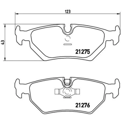 Afbeelding van Brembo Remblokset P 23 062