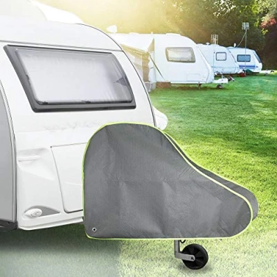 Afbeelding van innislink Disselafdekking, disselafdekking disselkap universeel voor aanhangers en caravans, disselbescherming aanhangertypes met kastslot
