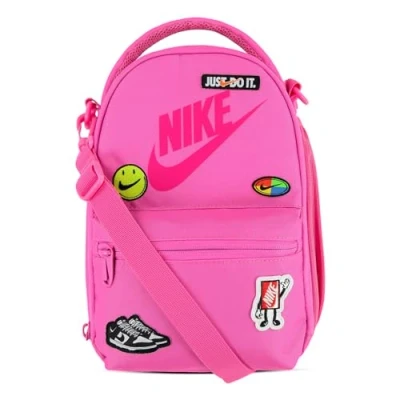 Afbeelding van Nike Sportswear Patch Lunch TOTE Unisex Schoudertas voor kinderen, Maat: One Size, Playful pink