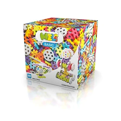 Afbeelding van Meli 67225 Basic Constructor Animals Creatief speelgoed, kleurrijk, 400 stuks