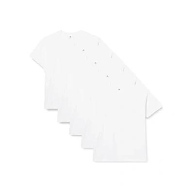 Afbeelding van Fruit van de Loom heren Super Premium T shirt met korte mouwen (Pack 5)
