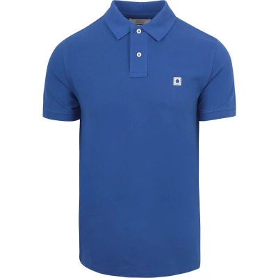 Afbeelding van King Essentials The Rene Poloshirt Royal Blauw maat S heren met Modern fit Pasvorm Katoen