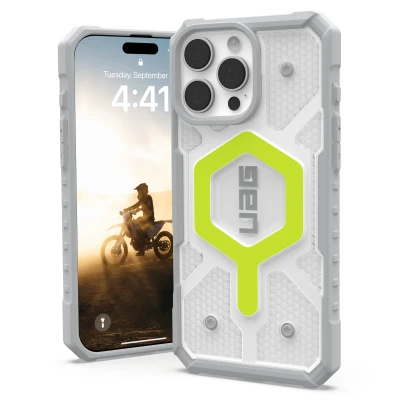 Afbeelding van Apple iPhone 16 Pro Max MagSafe Hoesje Kunststof UAG Hardcase/Backcover Geel Telefoonhoesje Shockproof/Valbescherming