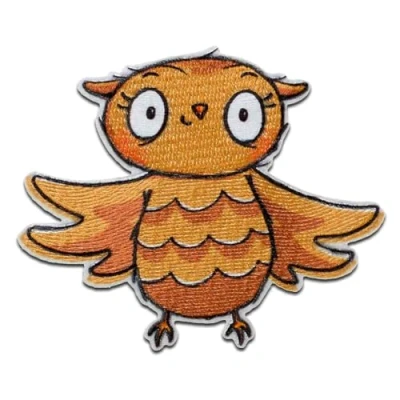 Afbeelding van Mono Quick 1805x kleine uil applicatie, strijkplaatje, patch, patch (18057 vliegen)