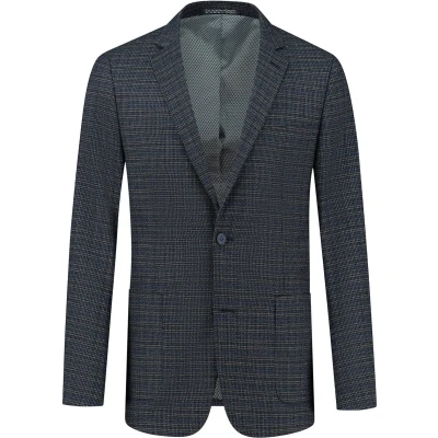 Afbeelding van Gents Colbert ruit blauw grijs Maat 27