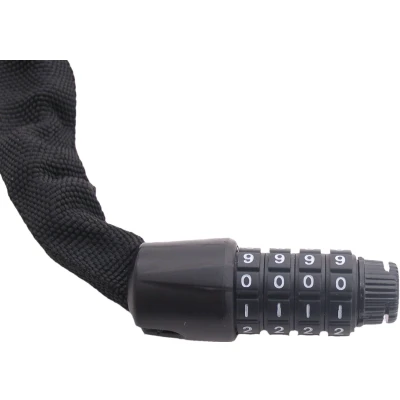 Afbeelding van Edge Kettingslot met code Web Racer 90cm zwart