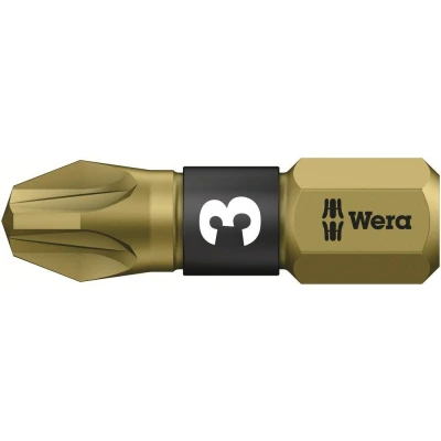 Afbeelding van Wera 1/4&quot; pozidrive bitorsion bit extra hard pz3x25mm
